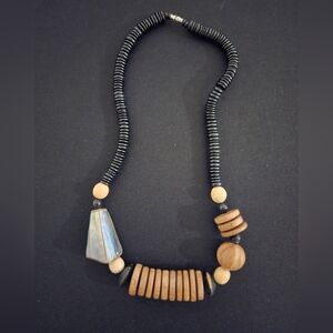 ✨️SALE✨️ Unique wooden statement necklace
